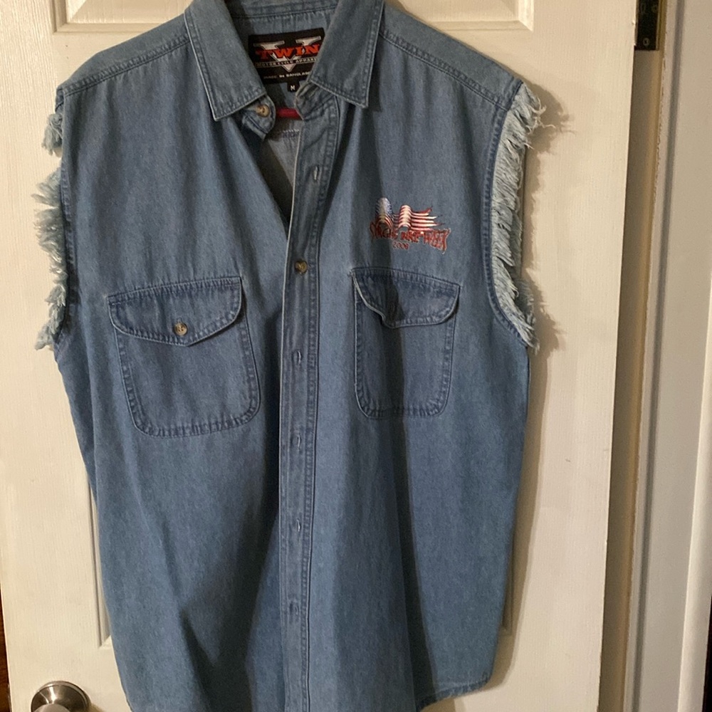 SALE!!! Sturgis Denim Shirt like new!